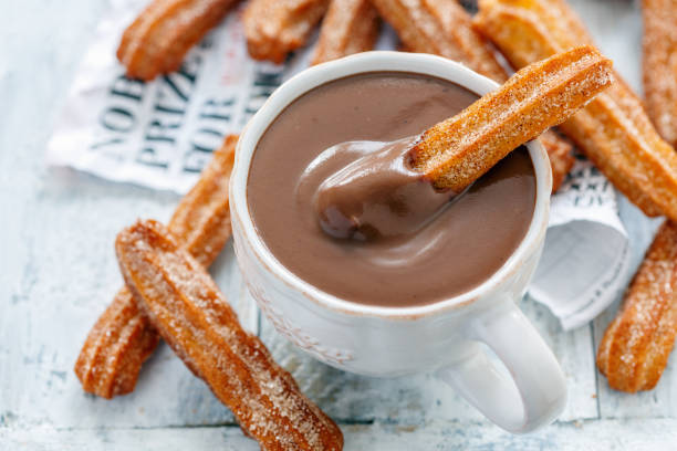 Churros with Chocolate Sauce Recipe